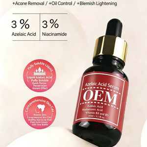 Sérum Visage OEM à l'Acide Azé<span class=keywords><strong>la</strong></span>ïque – Contrôle du Sébum, Anti-Imperfections, Soin Doux pour <span class=keywords><strong>la</strong></span> <span class=keywords><strong>Peau</strong></span>, Estompe les Marques <span class=keywords><strong>et</strong></span> Taches Post-Acné, Apaise <span class=keywords><strong>et</strong></span> Répare les Rougeurs - Product Image 2