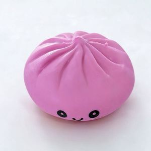 Juguete Antiestrés Kawaii Bao Bun, Juguete Sensorial Suave de TPR con Forma de Dumpling - Product Image 1