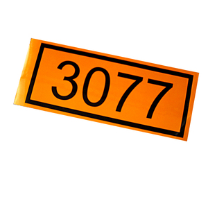 Etiqueta de Peligro - <span class=keywords><strong>UN</strong></span> <span class=keywords><strong>3077</strong></span> Adhesivo Reflectante para Sustancias Peligrosas para el Medio Ambiente - Product Image 1