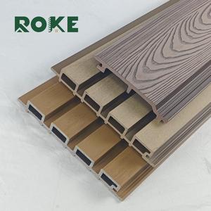 Revêtement mural <span class=keywords><strong>extérieur</strong></span> en composite bois-plastique ROKE, imperméable, panneau rainuré WPC, panneau mural décoratif <span class=keywords><strong>extérieur</strong></span> - Product Image 6