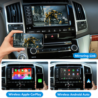 Kit de module décodeur d'interface sans fil Apple CarPlay Android Auto pour mise à niveau de l'écran OEM Toyota Land Cruiser LC200