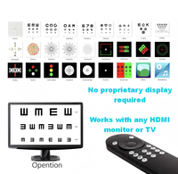 Tabla de Agudeza Visual Digital Compacta de Alta Definición Elite para Salas de Pruebas de Visión