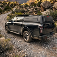 Auvent modulaire en aluminium pour Ford Ranger Wildtrak Raptor Double Cabine, robuste, pour le tout-terrain, avec fenêtres latérales