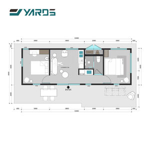新デザイン モダン スチール プレハブ住宅 スペースカプセル 移動式住宅 ホテル リゾート モバイルプレハブ タイニーハウス コンテナ - Product Image 3