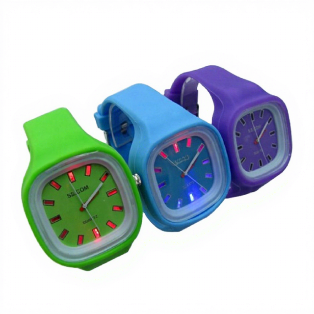 Pop Jelly Sport Silicone Watch for Kids Stylish LED Bar Accessories Street Snap Design for Birthday Back School Parties Birthday