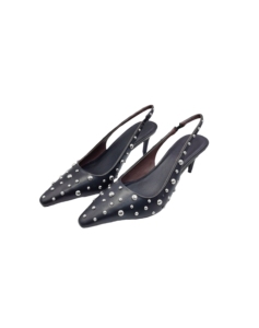 Women's Luxury <b>Dress</b> Pumps Premium Quality Custom Logo Printing Black for All Seasons Wear - Product Image 3