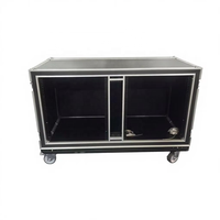 Boîtier de rack 12U personnalisé à double amortissement, Flight case robuste et antichoc