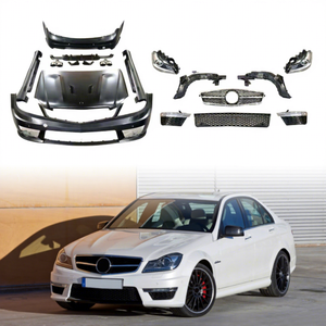 Kit de Carrocería para <span class=keywords><strong>Mercedes</strong></span> <span class=keywords><strong>Benz</strong></span> Clase C W204 2008 2010 <span class=keywords><strong>2012</strong></span> 2013, Parachoques Delantero <span class=keywords><strong>AMG</strong></span> C63, Kit de Carrocería <span class=keywords><strong>C180</strong></span> Coupé 2048808888 - Product Image 3