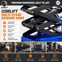 Plateforme élévatrice à ciseaux mobile hydraulique avec plateau extensible pour l'entretien des entrepôts