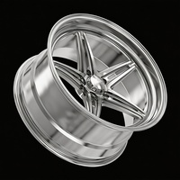 Jantes de voiture en alliage forgé monobloc haute performance 17 18 19 pouces 5x112 5x127 5x108 pour Honda Audi RS6