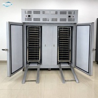 Congélateur à choc rapide en acier inoxydable avec 30 plateaux et 2 chariots, compresseur Tecumseh, pour la congélation rapide des aliments