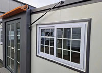 Maison conteneur extensible de 20 pieds et 40 pieds avec salle de bain et cuisine, maison préfabriquée de luxe en conteneur maritime
