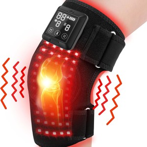 Alat Pijat Lutut Terapi Cahaya Merah dengan Panas & Getaran, Perangkat Terapi Cahaya Merah Inframerah Dekat untuk Lutut, Siku, dan Bahu - Product Image 1