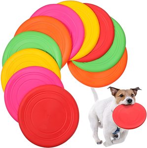 Disco Volador de Silicona Plegable con Logotipo Personalizado al por Mayor, para Adultos y Niños, Disco Volador para Mascotas al Aire Libre para Perros - Product Image 1