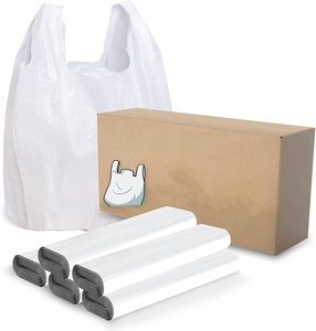Solución de almacenamiento de camisetas de plástico para bolsas de plástico al por menor brillantes de mercancía blanca - Product Image 6