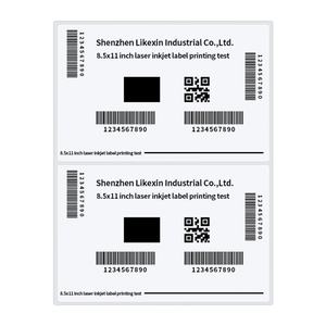 Étiquettes autocollantes personnalisées en feuille format A4, prédécoupées, pour adresses et codes-barres, imprimables jet d'encre et laser – Offre Spéciale - Product Image 2
