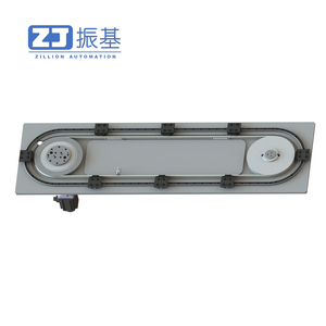 Trasportatore industriale automatizzato di pallet trasportatore di guida curvo di guida ovale nastro sincrono per la produzione linea di assemblaggio - Product Image 2