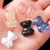 Palette de faux-ongles en acrylique pour ongles en forme d'ours, nouveau design