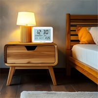 Horloge numérique moderne Azan avec rappel de prière, sons de la Mecque, écran LCD, calendrier - pour la décoration de bureau du Ramadan
