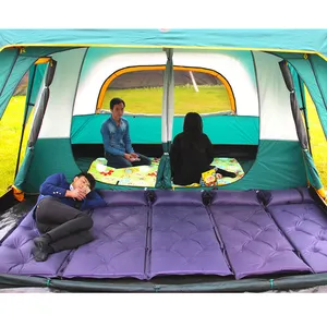 방수 대형 가족 캠핑 텐트 도매 싱글 레이어 팝업 3 4 명 Salecolor: 짙은 녹색