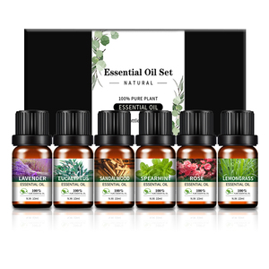 Colección de 6/12 Aceites Esenciales, Aceite Aromático Premium de 10 ml <span class=keywords><strong>para</strong></span> el Hogar, Spa y Humidificador - Product Image 1