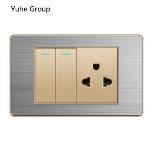 Prise murale thaïlandaise en aluminium brossé avec port USB-C pour ordinateur - Product Image 3