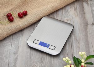 High Accuracy 1g <b>Mini</b> Battery Powered Digital Kitchen <b>Scale</b> 5kg Max Stainless Steel Platform & Tare Function Compact Design - Product Image 3