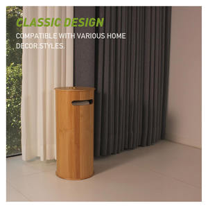 <span class=keywords><strong>Porta</strong></span> <span class=keywords><strong>carta</strong></span> <span class=keywords><strong>igienica</strong></span> in bambù con coperchio <span class=keywords><strong>porta</strong></span> rotoli di <span class=keywords><strong>carta</strong></span> <span class=keywords><strong>igienica</strong></span> in bambù - Product Image 5