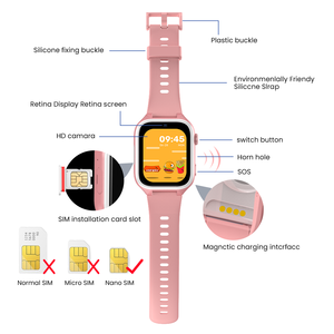 Reloj Inteligente para Niños LAGENIO <span class=keywords><strong>Super</strong></span> Thin L46E, Videollamadas 4G, Modo Clase, GPS, LBS, Ubicación WIFI, Resistente al Agua IP68, SOS - Product Image 5