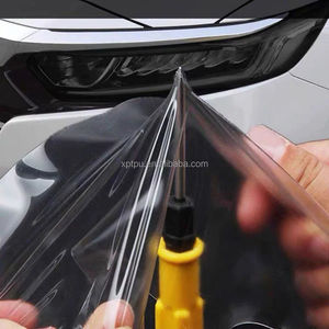 厂家制造批发热销浅色黑色灰色透明烟熏黑色30厘米 * 15m汽车灯膜灯膜大灯膜 - Product Image 3