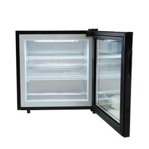 55L个性化黑色冰淇淋玻璃门展示迷你冰柜 - Product Image 2