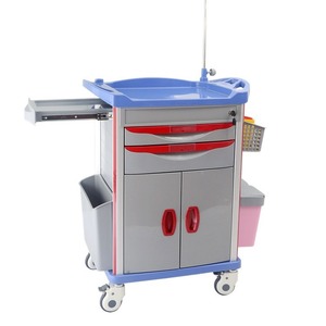 Carrello Medico d'Emergenza in ABS per Cliniche, per Pronto Soccorso e Medicinali - Product Image 3