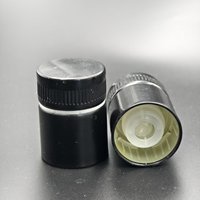 Cierre de Aluminio y Plástico ROPP Personalizado de 33*44 mm No Recargable con Vertedor de Plástico Integrado para Licores y Vodka