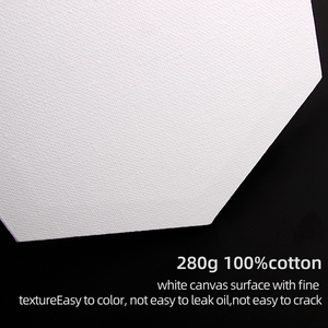 Xin Bowen Art Materials 280Gsm Painting Medium Artist Canvas <strong>Frame</strong> Hexagon Density Plate <strong>Frame</strong> for Oil Acrylic <strong>Paint</strong> Drawing - Product Image 3