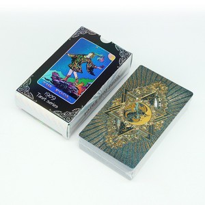 Tarjetas de Tarot con Lámina Dorada, Nuevas, Impresas a Color, de Plástico Impermeable, Especializadas para Comercio Electrónico Transfronterizo - Product Image 6