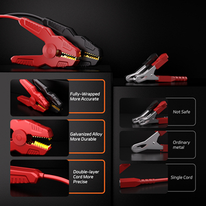 2,5 m langes Batterie test klemm kabel für KONNWEI KW720 KW710 <span class=keywords><strong>Digital</strong></span> Battery <span class=keywords><strong>Tester</strong></span> - Product Image 2