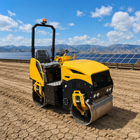 Compacteur routier vibrant à double tambour, gamme complète de 1 à 1,8 tonne, pour asphalte, mini-compacteur, 1 tonne, 1,2 tonne, 2 tonnes, 3 tonnes, 4 tonnes, 5 tonnes