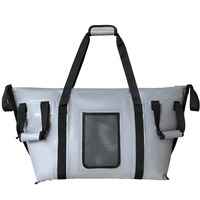 Sac isotherme pliable en PVC étanche avec bandoulière pour kayak, pêche en mer et activités de plein air