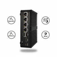 Mini PC Pare-feu 2.5GbE avec processeur Intel Alder Lake N150, 4 ports LAN i226-V, serveur passerelle sans ventilateur pour Pfsense, OPNsense, Proxmox, routeur PC