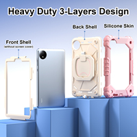 Étui antichoc 360 Armor pour Xiaomi Redmi Pad SE 8.7 2024 avec support rotatif, bandoulière, adapté aux enfants, OEM ODM