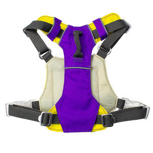 Arnés Geométrico Amarillo y Morado para Perro con Bolsillo Delantero y Correa Ajustable para el Pecho - Product Image 6