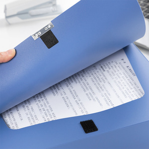 Deli 5683 A4 Plastic <b>File</b> <b>Box</b> 55mm Back Width Blue Office Organizer Storage <b>Box</b> - Product Image 3