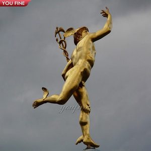 Cao-Chất Lượng Cổ Điển Bronze Hình Thủy Ngân Bằng Giambologna Điêu Khắc - Product Image 3