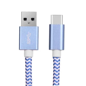 베트남 소비자 전자 PVC 나일론 아bs 물자는 구리 VDE 증명서 3.0 연결관 USB 유형 c를 주석으로 입혔습니다