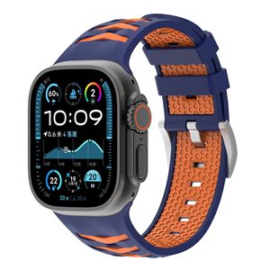 <span class=keywords><strong>Orologio</strong></span> A-p-ple serie 10 Smartwatch sportivo da <span class=keywords><strong>uomo</strong></span> con Texture in Silicone morbido cinturino in acciaio inossidabile Pin fibbia A-p-ple cinturino - Product Image 5