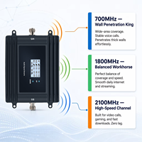 Amplificador de Señal Tri-Banda EasyBoost, 700/1800/2100MHz B28 B3 B1, 2G 3G 4G LTE, Control Inteligente por Aplicación Tuya, Repetidor de Señal Doméstica Mejorado
