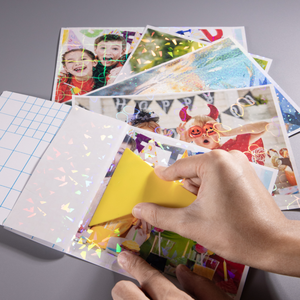 <span class=keywords><strong>Film</strong></span> de plastification à froid holographique transparent auto-adhésif de haute qualité en PVC, PE, PET de qualité alimentaire pour feux d'artifice A4 - Product Image 5