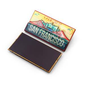 Wholesale 3D Home Kitchen Decoration MDF Fridge Magnet Custom Tourist Country City <b>Place</b> <b>Names</b> <b>Wooden</b> Fridge Magnet - Product Image 4