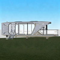 Maison Modulaire en Acier Haute Résistance Style Design Moderne Apple Cabin Maison Capsule Préfabriquée Extérieure Bâtiment de Bureau Centre Commercial