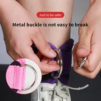 Fitness Réglable D-Ring Cheville Sangles Soutien Cheville Protecteur avec Boucle Sports Pieds Garde